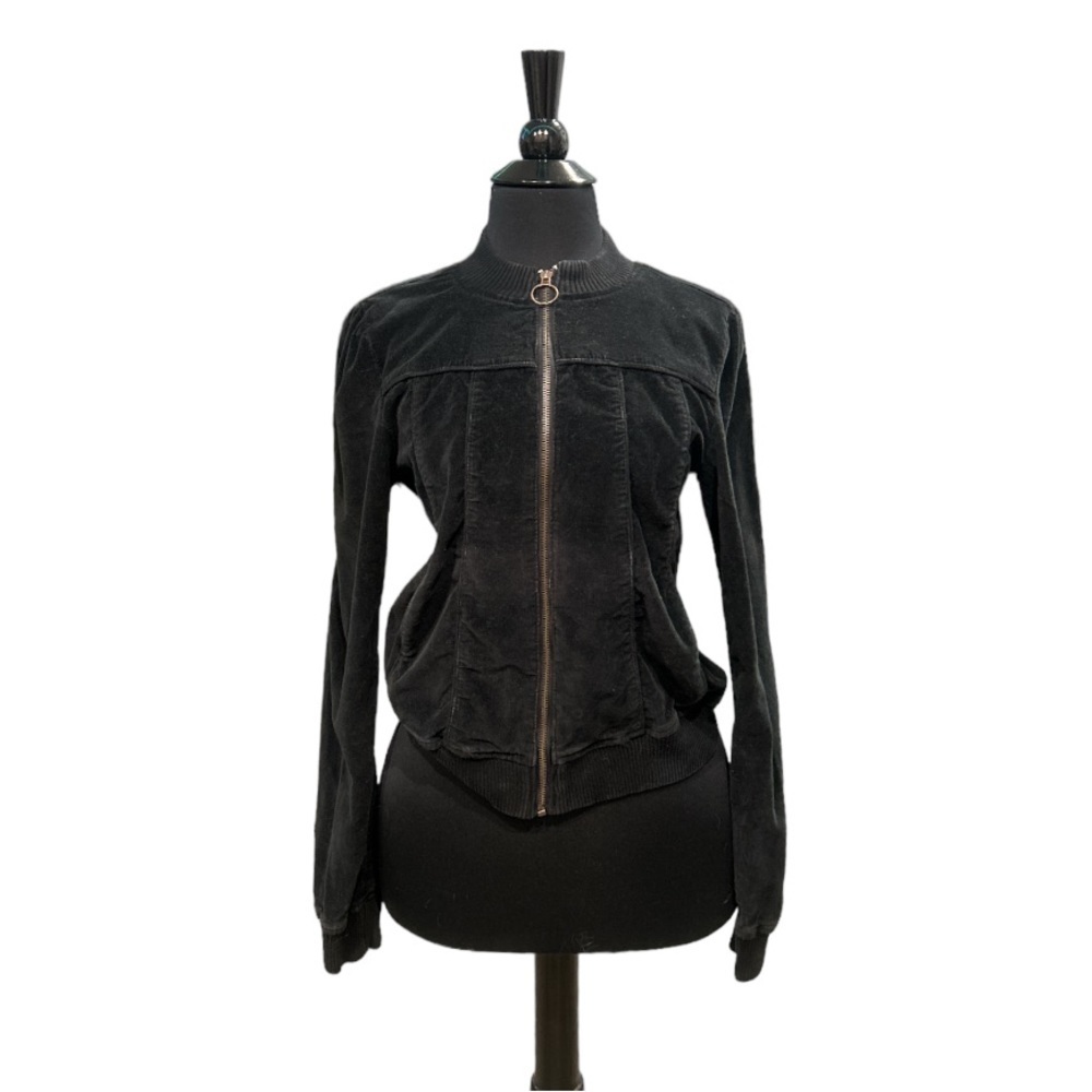 Tulle Velour Bomber Jacket